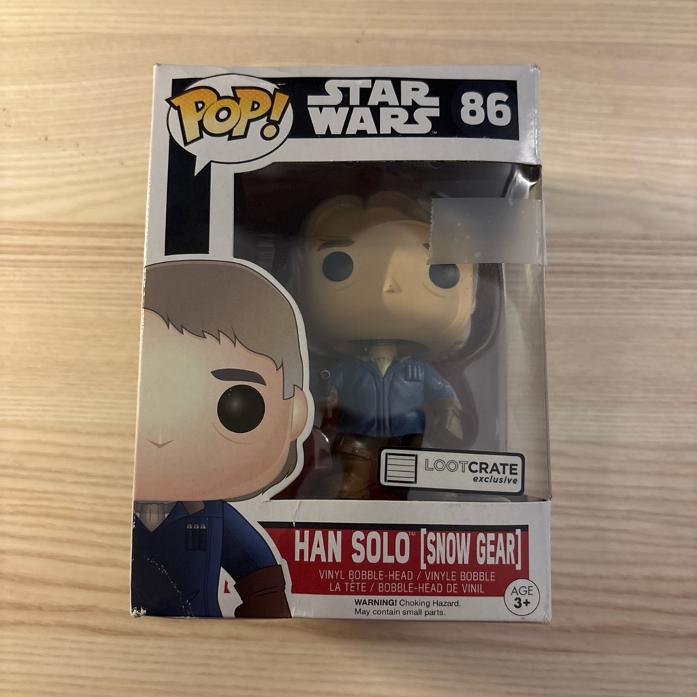 Funko Pop! Star Wars Han Solo in Blue and Brown Snow Gear